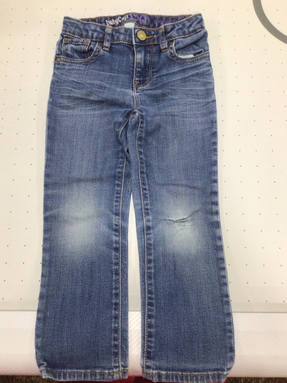 GAP Kids Blue Slim Jeans with Subtle Fade